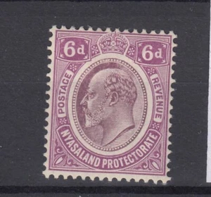 Nyasaland KEVII 1908 6d Lilac SG77 MH BP13326 - Picture 1 of 1