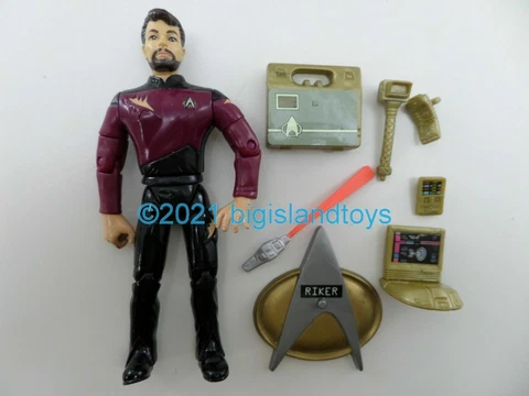 Star Trek The Next Generation Playmates Toys Riker Duty Uniform Action Figure Cover