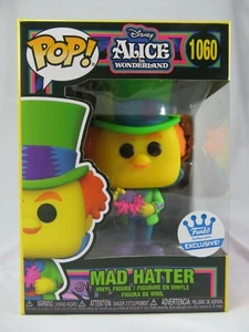 Disney Funko Pop - Mad Hatter (Black Light) - Alice in Wonderland - No. 1060 - Picture 1 of 8
