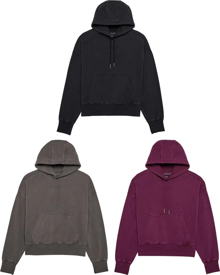Fox Racing Women's Wordmark Oversized Pullover Hoodie - Sweatshirt Graphic Moto - Image 1 of 1