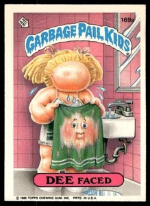 1986 Topps Garbage Pail Kids Series 5 #169a Dee Faced EXNM - Imagen 1 de 2