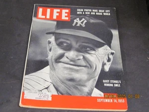 Life Magazine 1953 September 14 Casey Stengel's Winning Smile - Picture 1 of 2