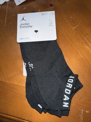 Calcetines Jordan Everyday Max negros para hombre talla mediana Dx9656 Foto 1 de 4