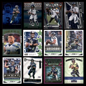 Russell Wilson Lot 12 Football Cards 2020 Panini Illusions Blue Seattle Seahawks - Picture 1 of 15
