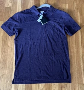 Brooks Brothers Herren Performance Poloshirt Slim Fit Logo Lila Größe M Neu - Bild 1 von 9