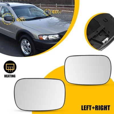 2x Repuesto de cristal lateral espejo térmico para Volvo XC70 XC90 2003-2006 GA-VO1103 Foto 1 de 4