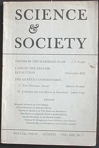 Science & Society, Vol. XIII, #1, Marshall Plan, English Revolt. and Genetics - Foto 1 di 1