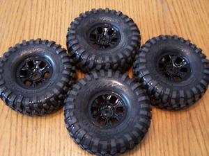 Für Traxxas TRX-4 2021 Ford Bronco Canyon Trail Reifen & 1.9 schwarze Felgen 12mm - Bild 1 von 5