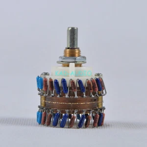 1 pz 2P 23 Step DALE attenuatore volume pentola potenziometro stereo 100KY Fr amplificatore tubo - Foto 1 di 6