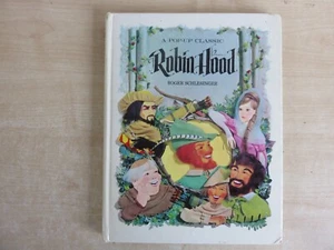 Robin Hood Roger Schlesinger Pop-Up Book 1969, Random House. - Picture 1 of 10