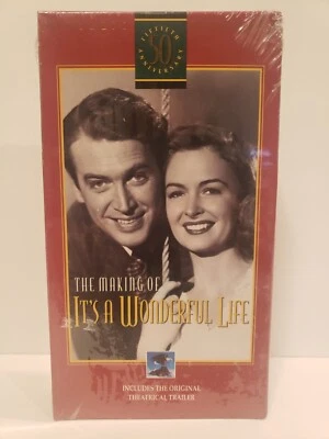 NEW The Making Of It's a Wonderful Life (VHS, 50th Anniversary Edition) SEALED - Image 1 of 4