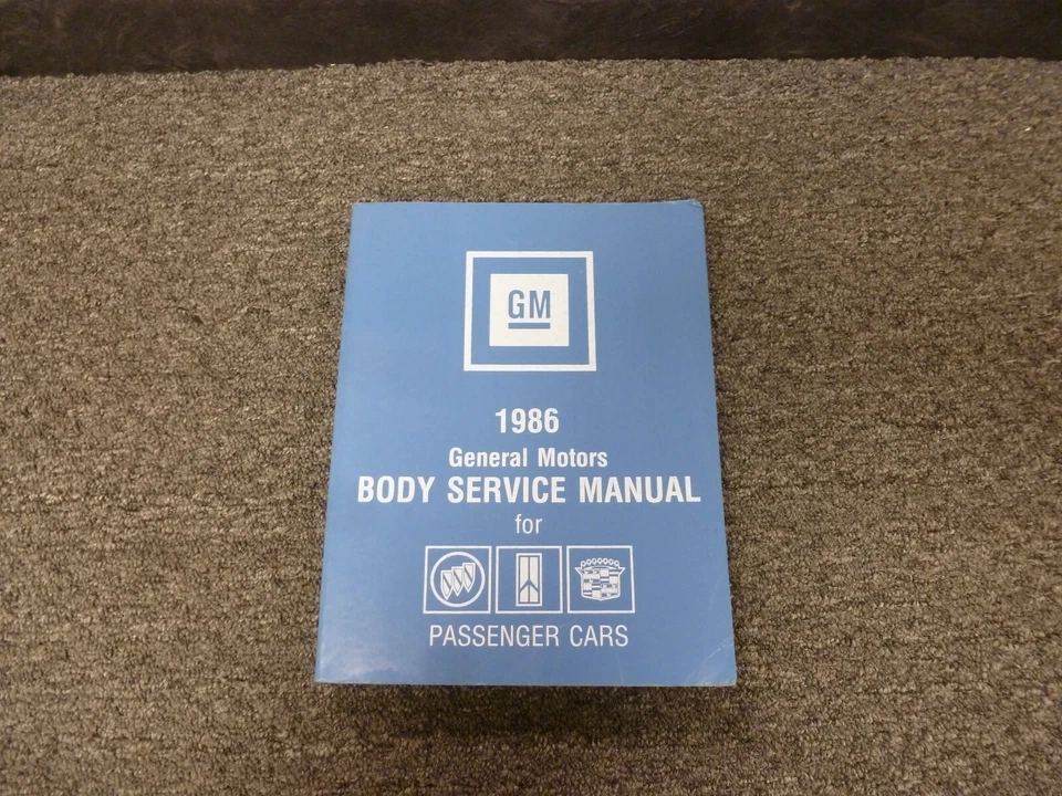 1986 Buick Electra T Type 380 Park Avenue Fisher Body Service Repair Manual xo - Image 1 of 1