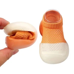 Breathable Baby Toddler Shoes, Non-Slip Mesh Floor Shoes & Socks - Picture 1 of 3