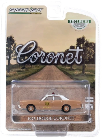 1:64 GreenLight THE DUKES OF HAZZARD Choctaw County Sheriff Car 1975 Coronet NIP Cover