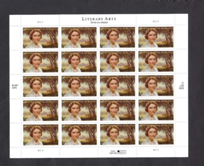 US Scott# 4223 2008 41c Booklet Pane of 20 Literary Arts V1111 UL MNH VF - Image 1 of 2
