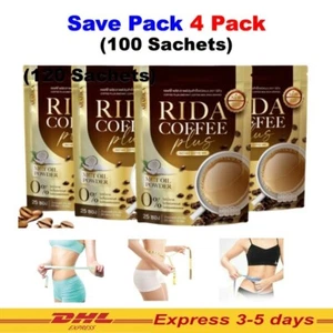 4x RIDA Coffee Plus MCT Oil Powder Instant Mix Arabica Control Hunger No Sugar - Picture 1 of 11