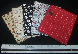 Tela para perros con estampado pequeño para ropa de muñeca - 2,5 yardas - Imagen 1 de 1