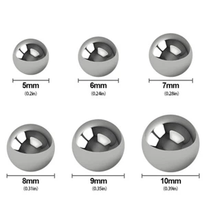 304SS G10 Bearings Balls 5-11mm 100pc - Mirror Polished ±0.1mm Precision - Picture 1 of 19