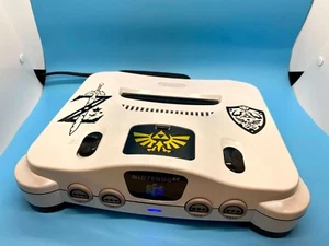 N64 LEGEND OF ZELDA OCARINA OF TIME NINTENDO 64 MODDED CUSTOM PAINT - JUMPER PAK - Picture 1 of 8