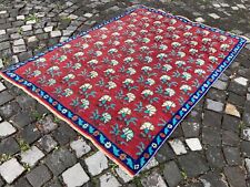 Area rug, Turkish rug, Vintage rug, Handmade rug, Wool rug Carpet | 3,9 x 5,2 ft
