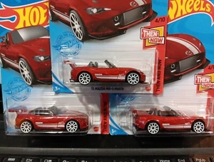 hot wheels Then & Now '15 Mazda MX -15 Miata Lot Of 3 - Picture 1 of 2