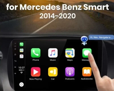 RADIO 2 DIN 9" PER SMART 453 BLUETOOTH NAVIGATORE USB ANDROID WiFi  - Immagine 1 di 4