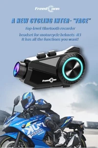 intercomunicador moto freedconn r3, cámara video, varios pilotos, 2 teléfonos - Imagen 1 de 11