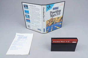 Sega Master System *Poseidon Wars 3-D* EMBALAJE ORIGINAL con instrucciones #2 - Imagen 1 de 5