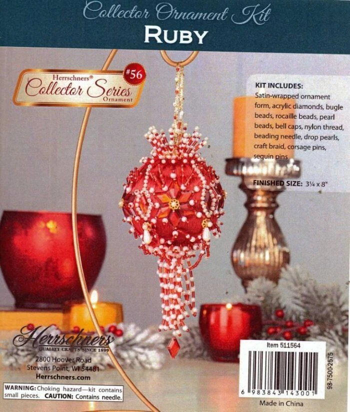 KIT DE ADORNOS SERIE COLECCIONISTA HERRSCHNERS RUBÍ #56 Foto 1 de 1