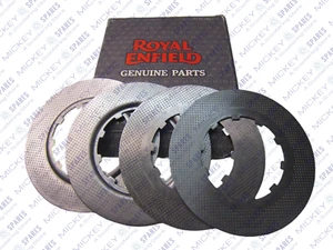 ROYAL ENFIELD CLUTCH PLATE (STEEL) KIT 4 PC PART NO 597326 GENUINE - Picture 1 of 4