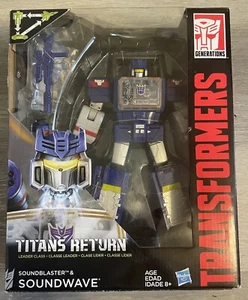Transformers Generations Leader Titans Return Soundwave Action Figure HASBRO - Picture 1 of 2