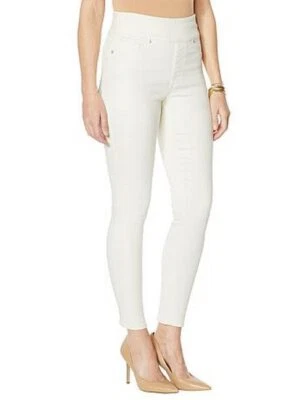 DG2 Diane Gilman Ivory Petite Virtual Stretch Ultra Skinny Jegging New Jeans - Image 1 of 4