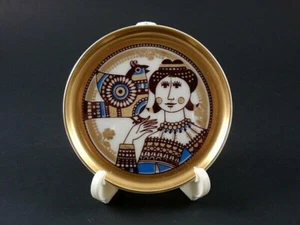 Plato miniatura Butter Pat MOSA (Países Bajos) Franklin Mint - Imagen 1 de 3