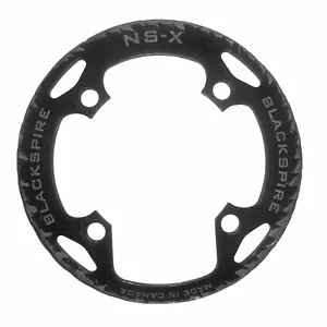 Blackspire NS-X 104mm BCD Bash Guard Black 4 Bolt Pattern Canada Black - Bild 1 von 8