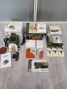 Proxxon MODELLBAU SET PAKET TG 125/E, STS 12/E, FKS/E, KS 220/E Sägeblatt 3x - Picture 1 of 12