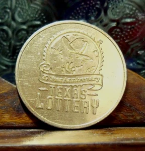 TEXAS LOTTERY TOKENS  -  10 YEAR ANNIVERSARY  20 YEAR BINGO - Picture 1 of 2