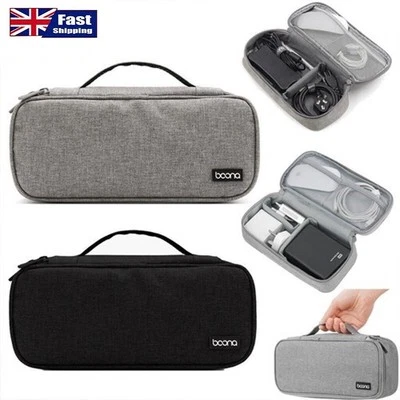 Travel Digital Storage Bag Case For Macbook Laptop Charger USB Cable Organizer - Image 1 of 4