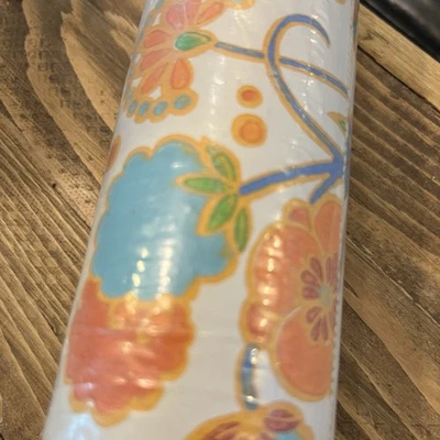 Vintage Wallpaper Wall Covering Dbl Roll 20.5”x14 yds Floral Cottagecore USA - Image 1 of 4