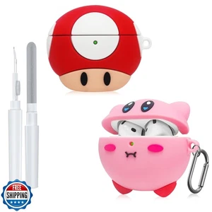 2 Pack Cute Case for AirPods 4th Generation Case, Anime Funny Soft Silicone C - Picture 1 of 5