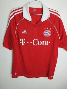 Adidas Football Soccer Jersey FC Bayern München Red sz L T-Com Clima/Cool 2005? - Picture 1 of 13