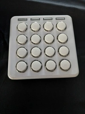 Midi Fighter 3D MF-0005 DJ Tech Tools White Arcade Buttons Pad Only - Image 1 of 4