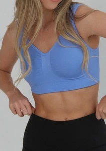 UNDEROUTFIT Reversible Tank Bralette Blue & Nude 452 Size 2X, 2XLarge - Picture 1 of 5