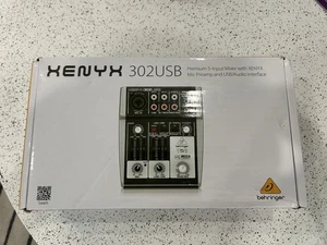 Behringer XENYX302 USB audio interface DAW mixer - Picture 1 of 5