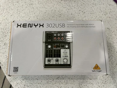 Behringer XENYX302 USB audio interface DAW mixer - Image 1 of 4