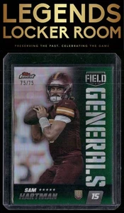 2024 Finest #FG-24 Sam Hartman Field Generals Green Refractor #/75 - Bild 1 von 2