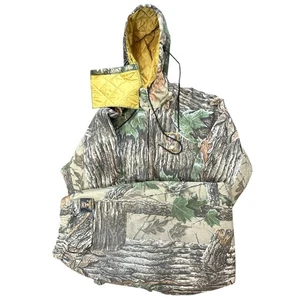 VTG 90s Mens XL Quilted Realtree Camouflage Jacket & Pants Set 2pc Camo Set - Picture 1 of 14