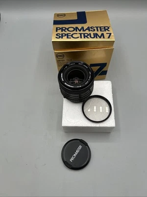 Promaster Spectrum 7 28mm F2.8 Wide Angle Lens NIkon Mount-Screw-On 52mm Filter - Image 1 of 4