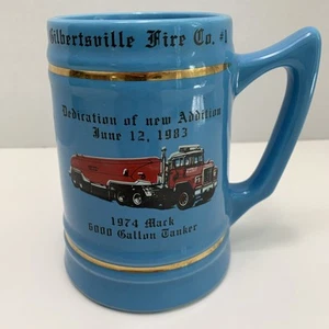 Gilbertsville, PA Fire Co. Vintage Bierkrug ~ 1974 Mack Truck Tanker - Bild 1 von 7