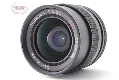 [Top MINT] Contax Carl Zeiss Distagon 25mm f/2.8 AEG Lens C/Y Mount From JAPAN - Image 1 of 4