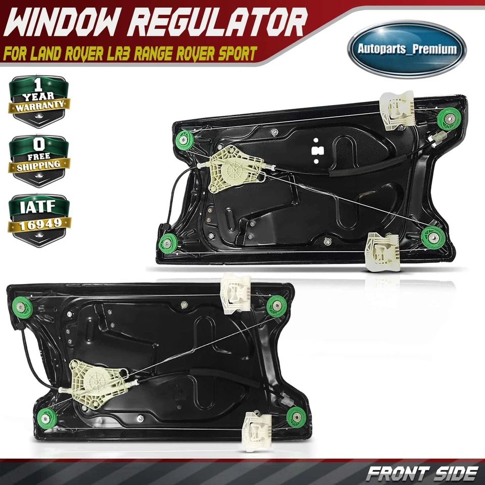 2 регулятора переднего стеклоподъемника с двигателем для Land Rover LR3 Range Rover Sport - Изображение 1 из 4